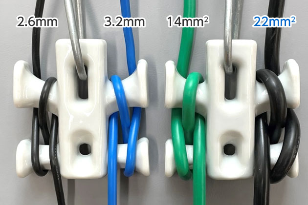 小型タイプ 適用電線巻き付け